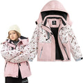 Girls Waterproof Ski Snow Jacket Fleece Raincoat - Warm Hooded Coat it