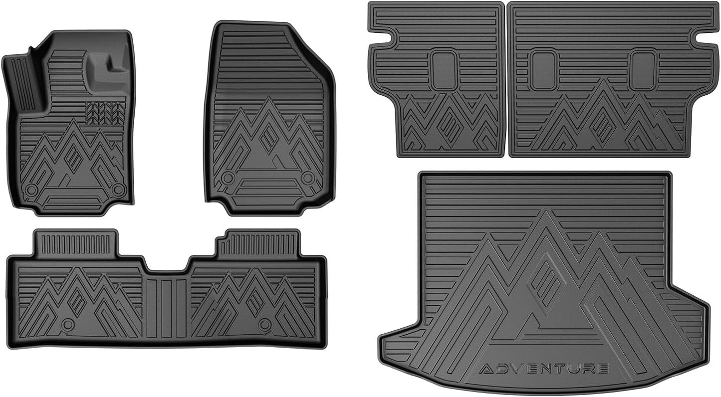 Mixsuper Floor Mats Cargo Liner for Chevy Equinox 2025 2026