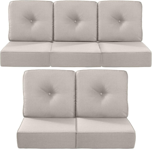 Luxury 22x24 6-Inch Outdoor Cushions for Patio Furniture Set