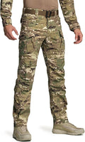 CQR Men's Flex Stretch Tactical Pants - Durable Lightweight EDC Fit