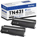 TN-431 Black Toner Cartridge by Barley - 2 Pack for Printers