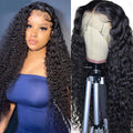 13x4 Lace Front Wigs Human Hair Wet and Wavy 28in - Natural Look