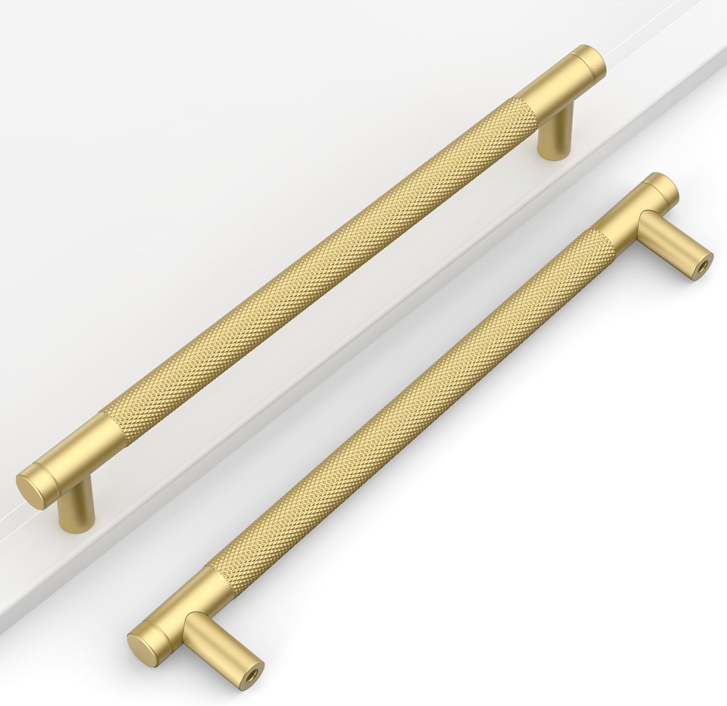 10 Pack 7.5in Gold Cabinet Pulls for Kitchen and Home Decor