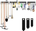 Metal Garage Tool Organizer Wall Mount 4 Pack - Heavy Duty Storage