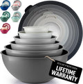 Nesting Mixing Bowls Set with Lids - Colorful and Durable