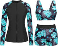 Holipick Long Sleeve Swimsuit Set - 3-Piece Rash Guard for Sun fabric