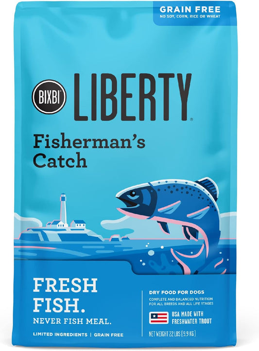 BIXBI Liberty Grain Free Dry Dog Food for Healthy Digestion