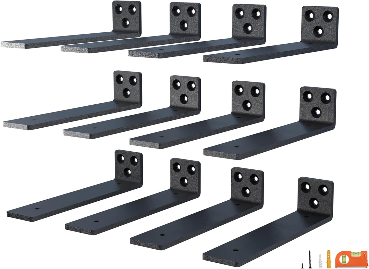 10 Inch Floating Shelf Brackets for Heavy Duty Wall Shelves