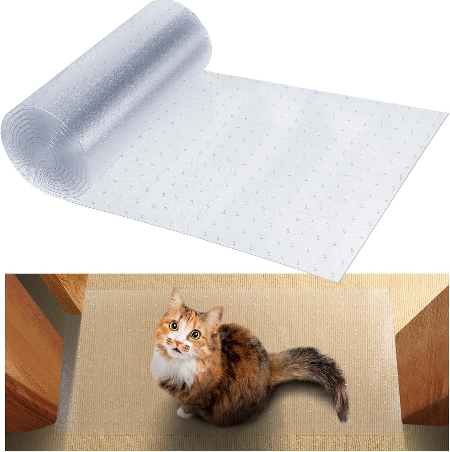 9.18Ft Carpet Protector for Pets - Anti-Slip Scratch Stopper