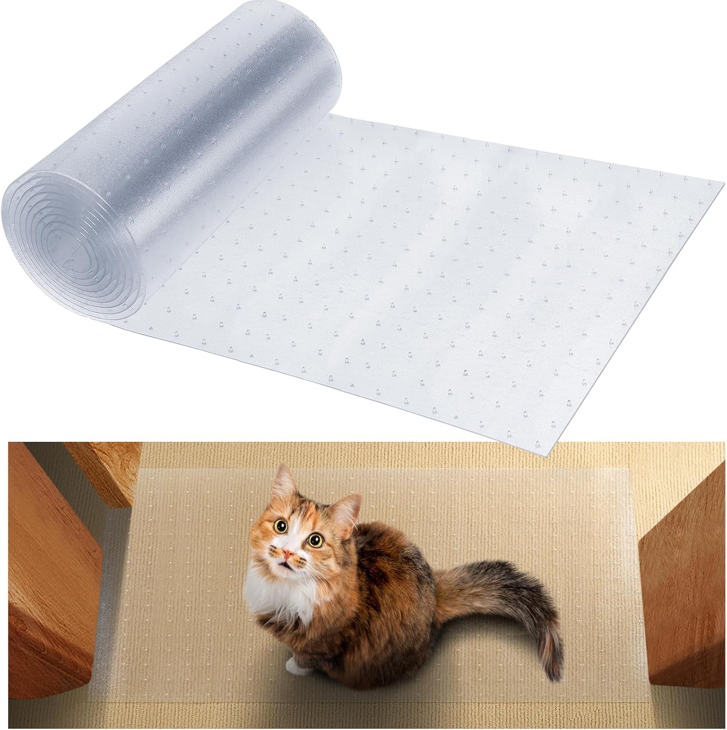 9.18Ft Carpet Protector for Pets - Anti-Slip Scratch Stopper