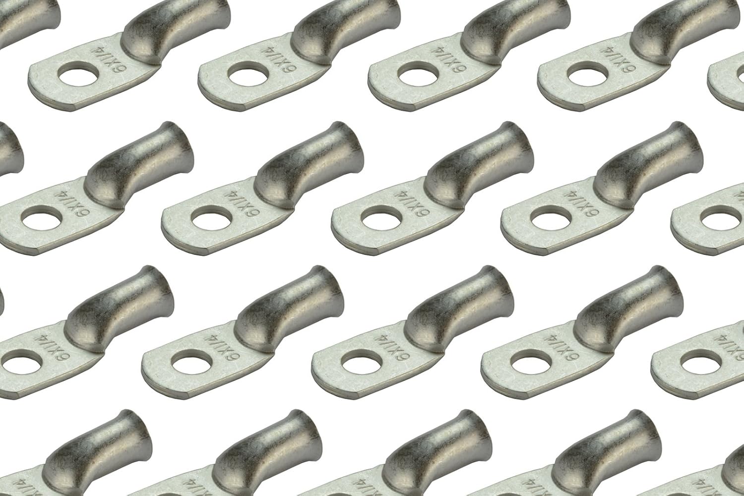 TEMCo 100 Pack Tinned Copper Welding Battery Cable Ends