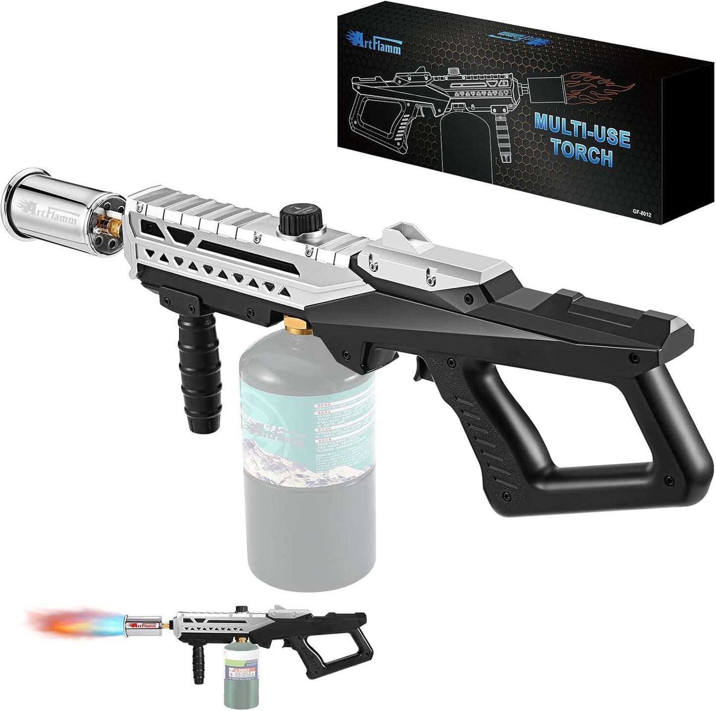 Propane Torch Gun for BBQ and Cooking - Powerful 800,000 BTUs