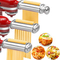 Pasta Maker Attachment for All KitchenAid Stand Mixers - 3 Piece Set