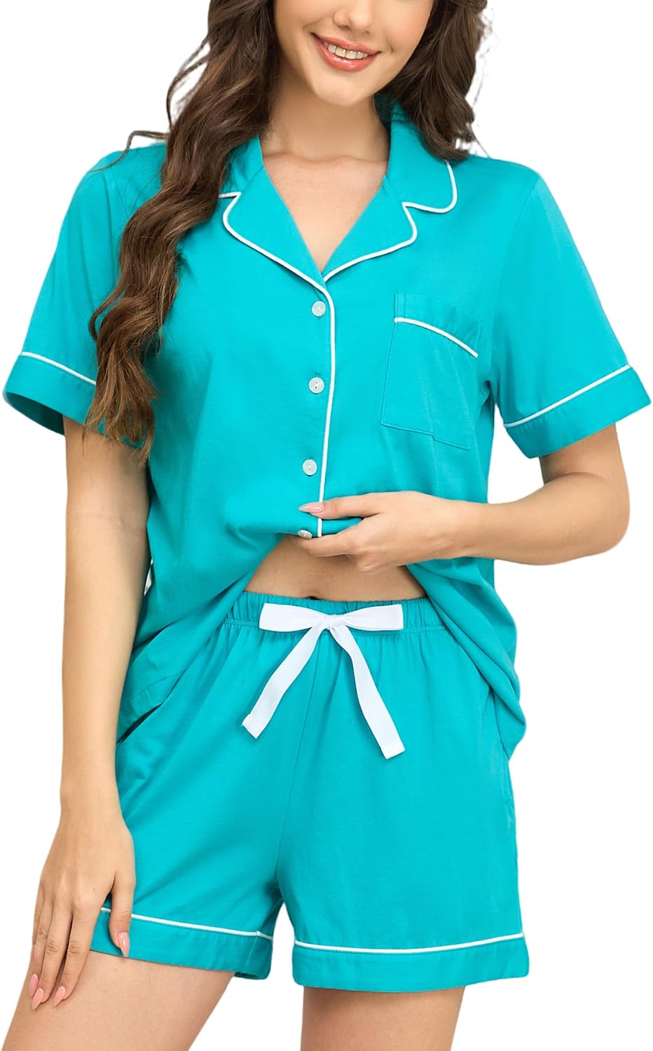 EA'S SECRET Womens Pajamas Set 100% Cotton Soft Sleepwear