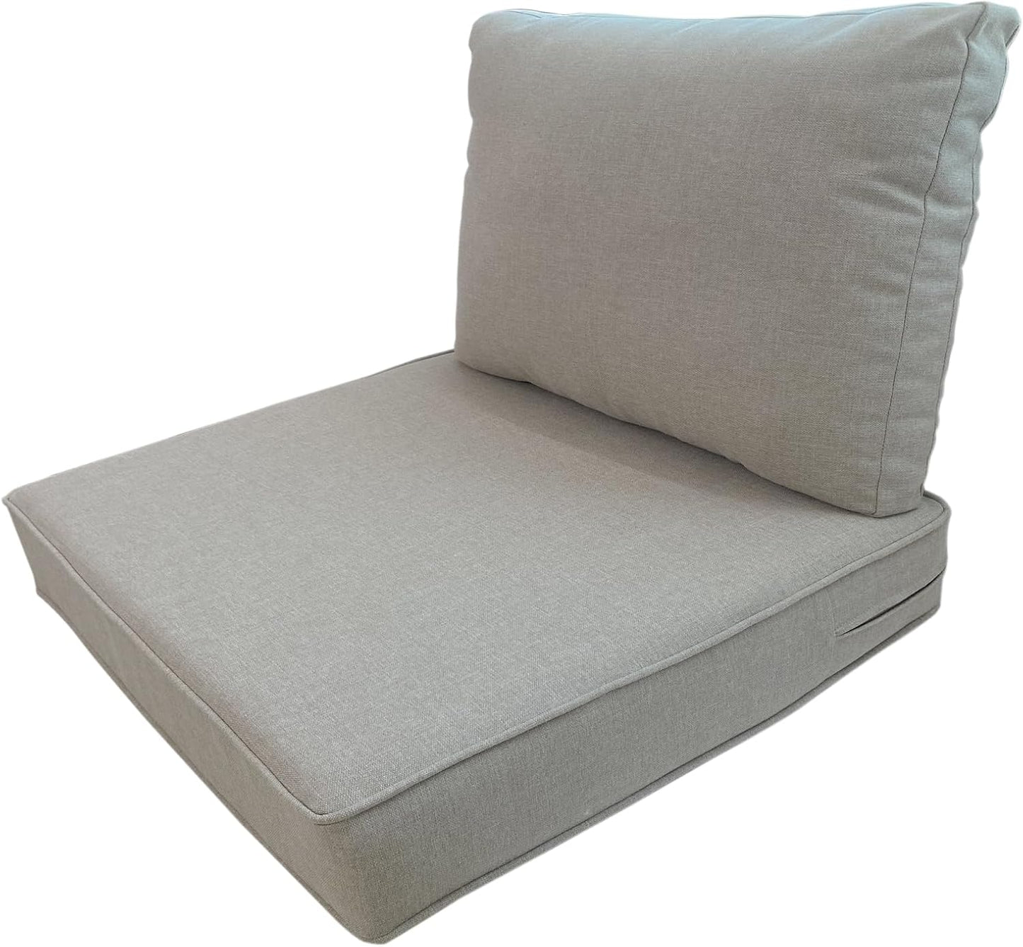 Outdoor Seat/Back Deep Chair Cushion Set for Patio Furniture
