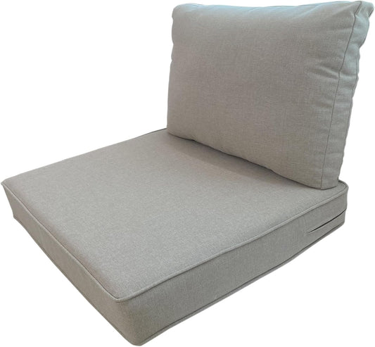 Outdoor Seat/Back Deep Chair Cushion Set for Patio Furniture