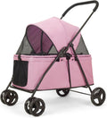 20% Larger Capacity Dog Stroller for Medium/Small Pets - Easy Fold
