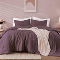 Twin XL Comforter Set Deep Purple - Lightweight All-Season Comfort