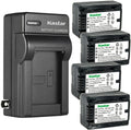 Kastar 4-Pack 2150mAh Lithium-Ion Batteries with AC Charger - Long Run