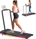 Walking Pad with Incline Portable Treadmill with Handle Bar - Compact
