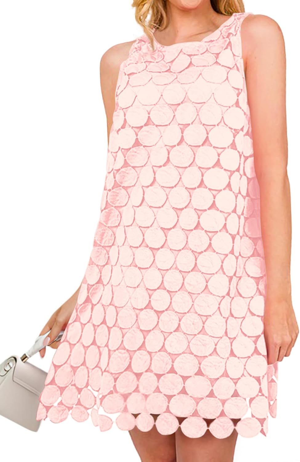 BTFBM Women Hollow Out Circle Embroidered Summer Dress Review