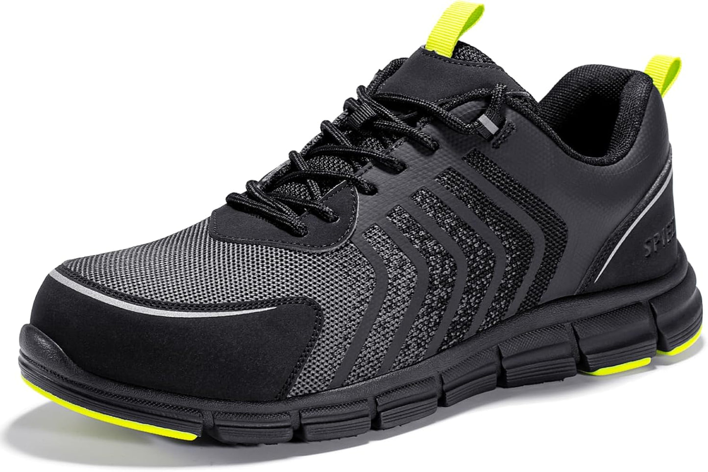 SPIEZ Men's Safety Shoes: Lightweight, Breathable, Non-Slip Sneakers