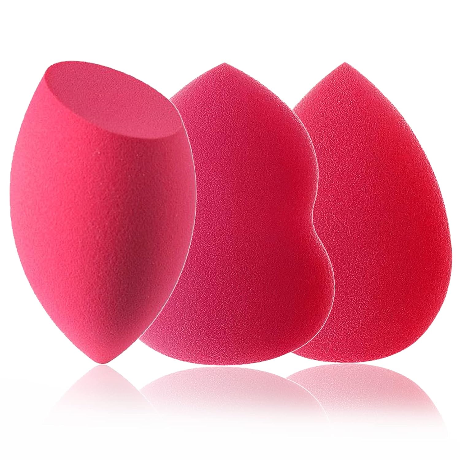 Super Soft Makeup Sponge Trio - Easy Clean, Non Latex