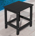 KINGYES Adirondack Side Table Rectangular End Table - Durable Outdoor