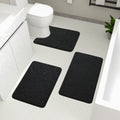 Bathroom Rugs Sets 3 Piece Memory Foam Bath Mats Set - Thick Non Slip