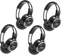 Infrared Wireless Headphones for Car TV and DVD - Set of 4