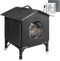 Rest-Eazzzy Heated Cat House for Indoor Cats - Warm Waterproof Shelter