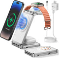 Compact Mag-Safe 3-in-1 Charger Stand by REOKILY