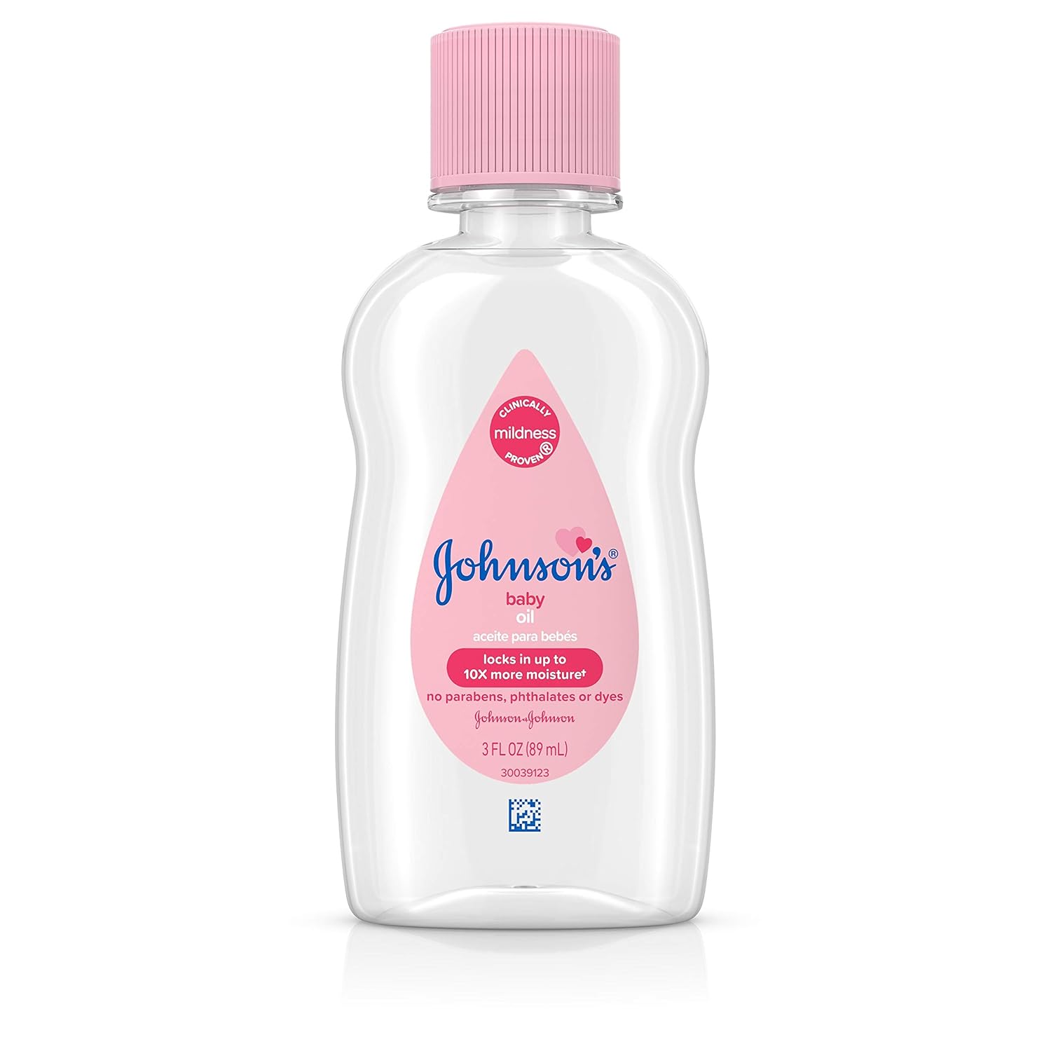 Johnson's Baby Oil: Prevents Moisture Loss, 3 fl. oz