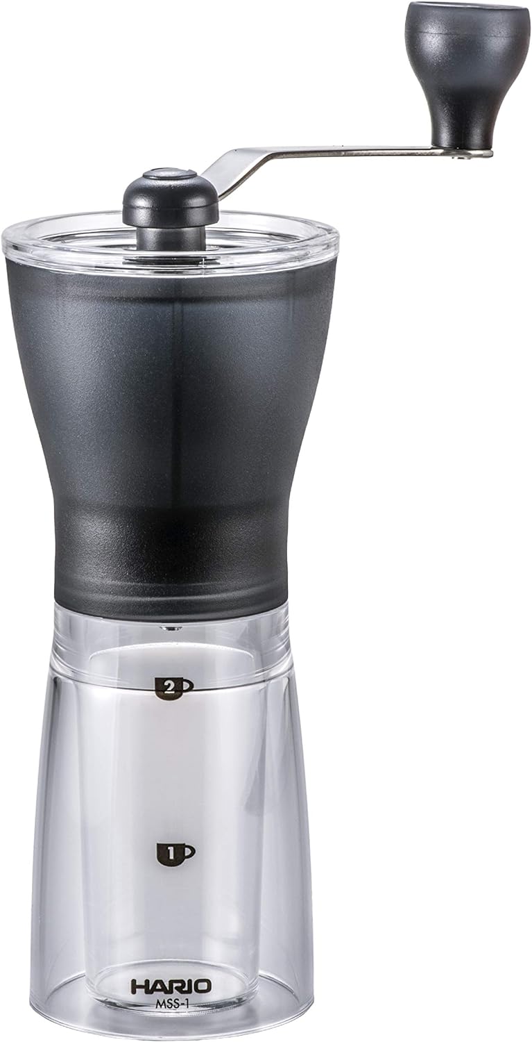 Hario Black Ceramic Coffee Mill - Grind Freshly for Rich Flavor