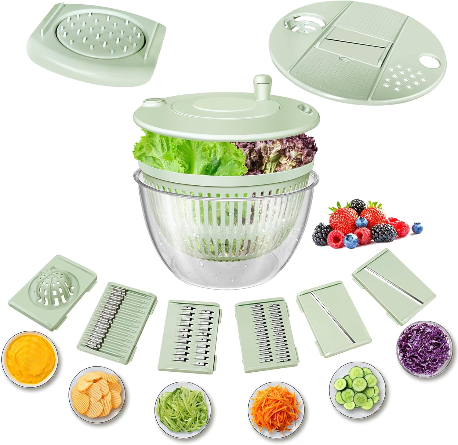 Airpro Salad Spinner: Dry Fast, Slice Easy