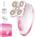 Electric Razors for Women - Painless 4-in-1 Cordless Body Shaver
