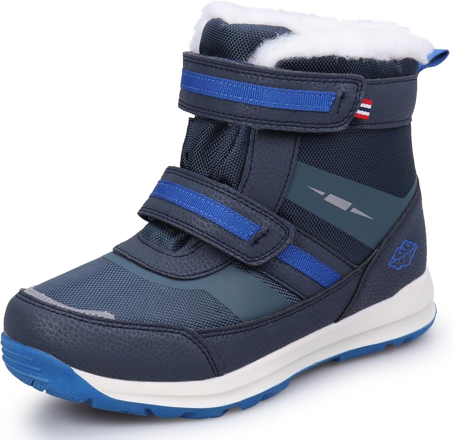 UOVO Boys Snow Boots Waterproof Fur Lined Winter Shoes