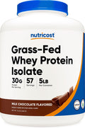 Grass-Fed Whey Protein Isolate (Chocolate) 5LBS - Low Sugar, High