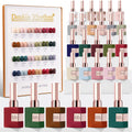 Double Rhythm 28Pcs Gel Nail Polish Set for Stunning Nail Art