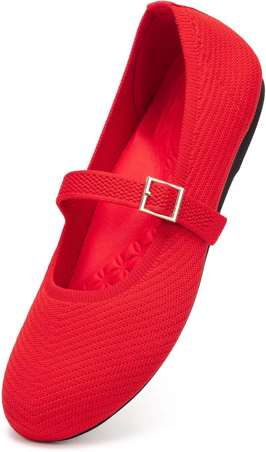 Comfortable Women's Mary Jane Flats for Casual and Office Wear