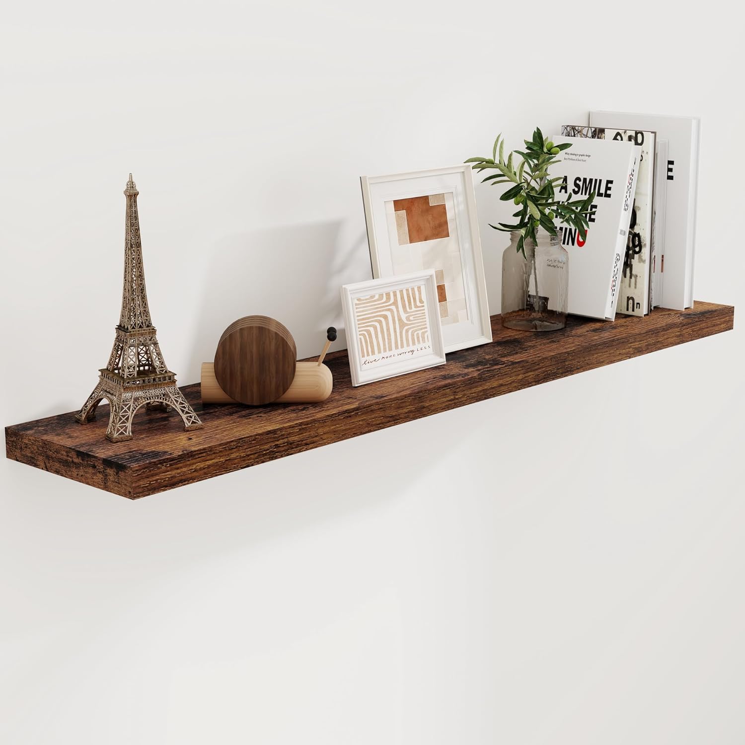 Floating Shelves 55 Inch Long for Rustic Home Decor Needs