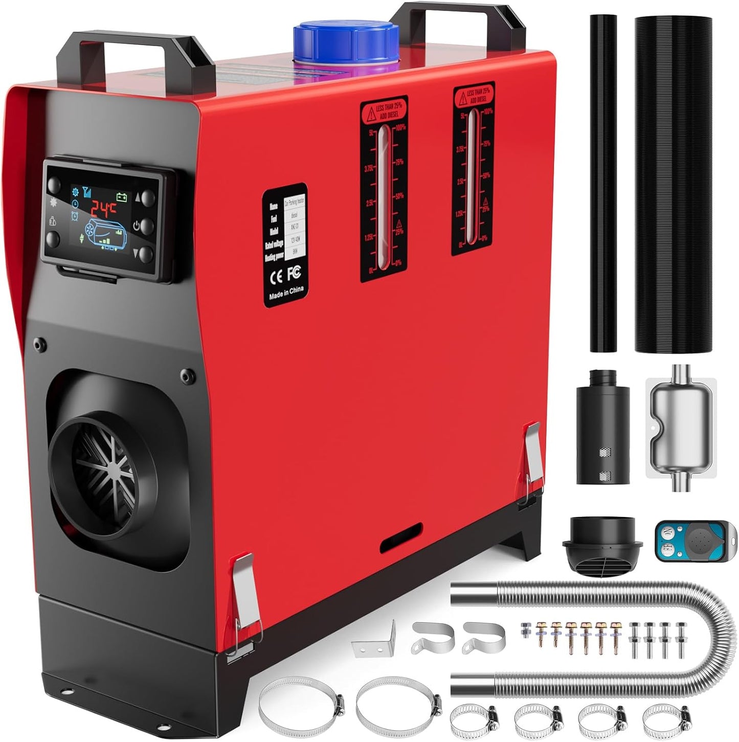 12V 8KW Diesel Heater with Remote Control for Fast Heating