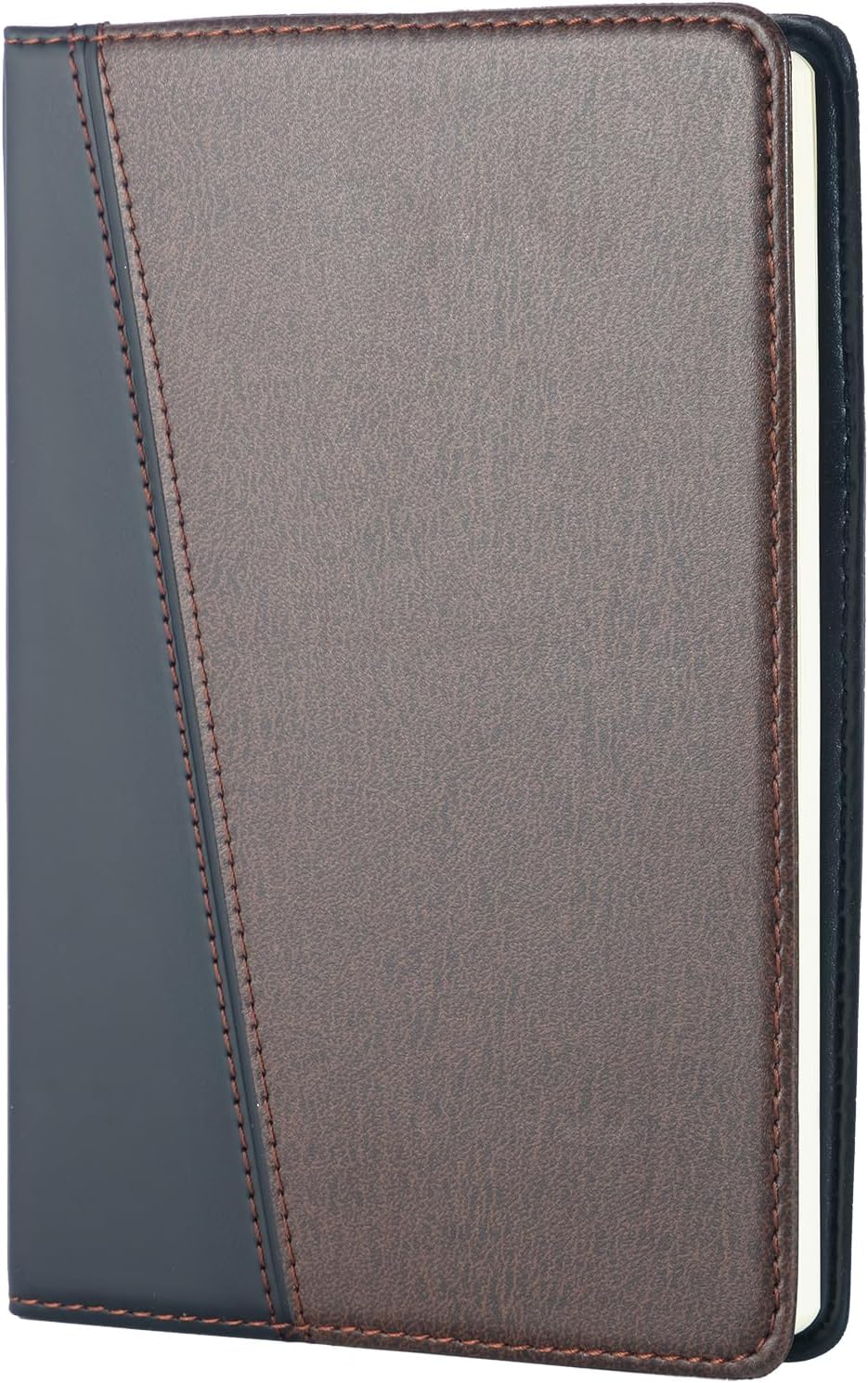 Premium A5 Leather Journal, 230 Pages, Ruled - Business Essential