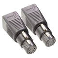 SIRS-E XLR to RJ45 Adapter 2-Pack - Convert CAT-5 to DMX512