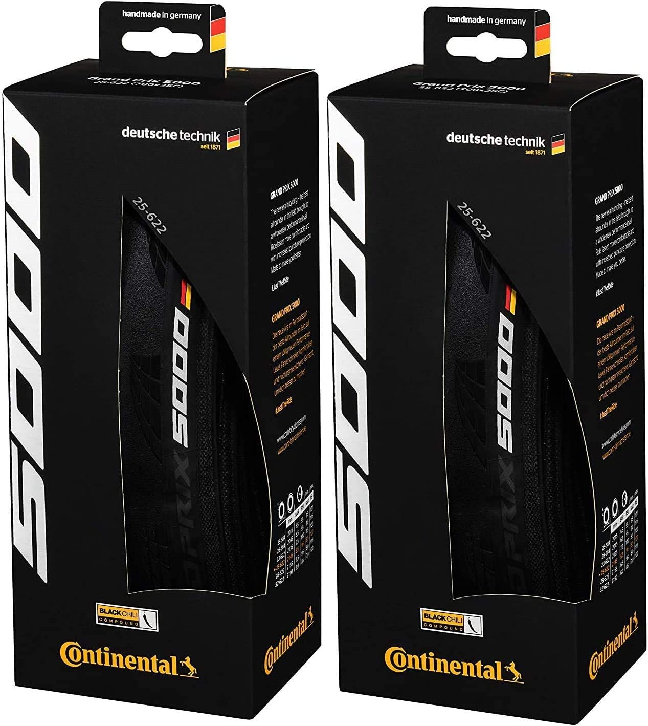 Continental Grand Prix 5000 Bike Tire - Premium Performance Set