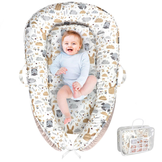 Portable Baby Lounger for Travel & Home Comfort