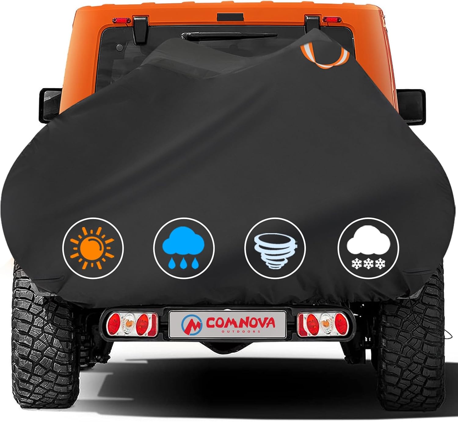 Comnova Bike Covers for 2 Bikes - Heavy Duty Waterproof Protection