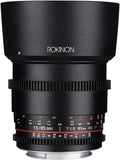 Rokinon 85mm T1.5 Cine DS Lens for Canon EF - Fast Portrait Optic