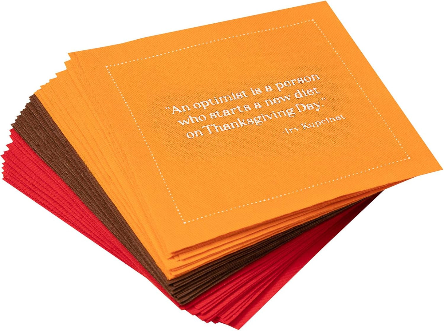 Five Star Napkins Cotton Thanksgiving Quotes Napkins for Events