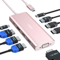 HODO USB C Docking Station for Dual Monitor Setup and More